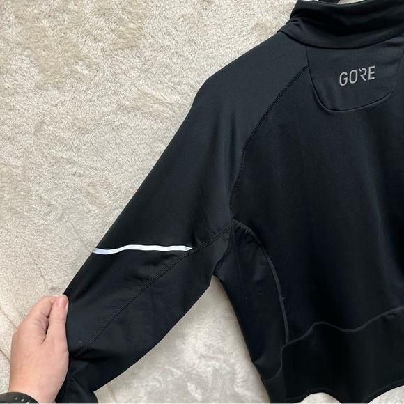 Gorewear men’s M Mid Long Sleeve Zip Shirt size XL reflective - Picture 3 of 6